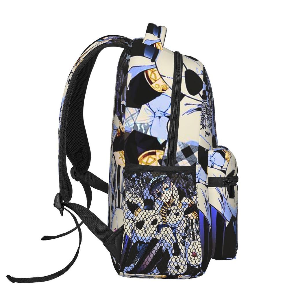 Anime Black Butler Sebastian Backpacks Boys Girls Bookbag Children School Bags Cartoon Rucksack Shoulder Bag Large Capacity