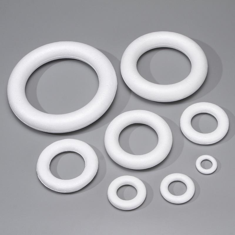 Polystyrene Foam Circle Ring for Weddings and Crafts