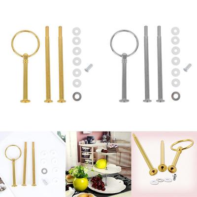 Handle Cake Stand Rod 3 Tier Tray Accessories Wedding