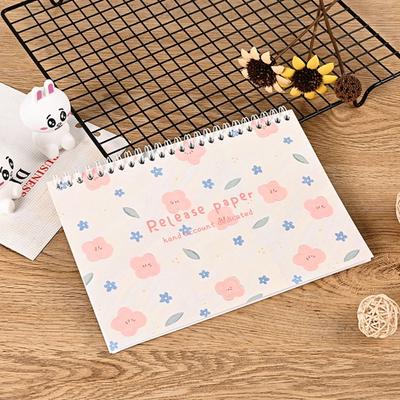 Wiederverwendbares Stickerbuch Weiß Sammelalbum 32 Seiten Sticker-Organizer Sticker-Sammlung