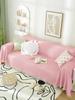 Double Sided Usable Sofa Cover Four Season Universal Anti Slip Fringe Sofa Towel Couch Decoration Minimalist Dust Cover Blankets