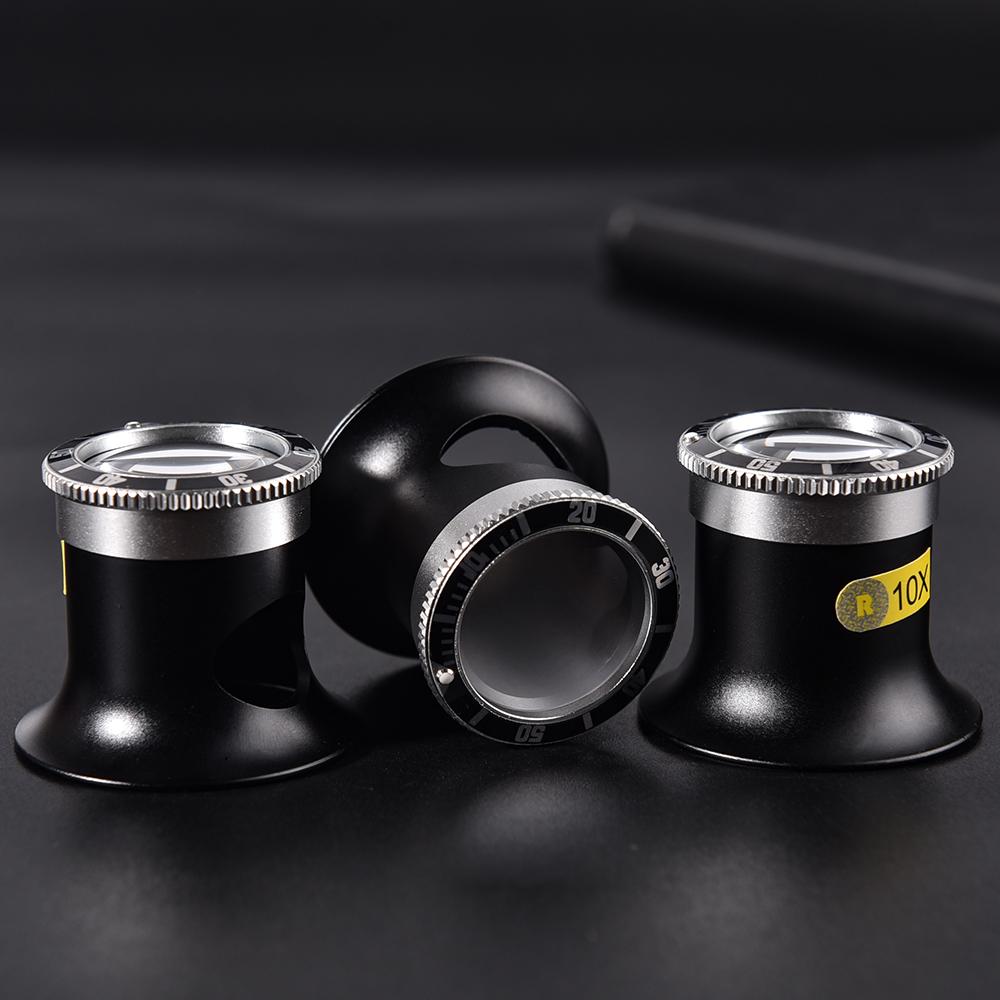 5X 10X 20X Watch Magnifier Tool Eye Loupe Loop Magnifier Magnifying Glass Jewelry Magnifying Tools