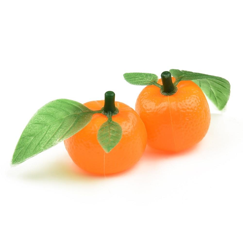 Set of 20 Artificial Orange Fruits Lifelike Simulation for Home Display