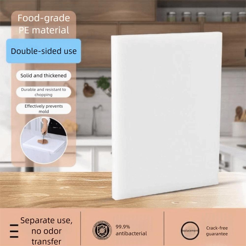 HDPE Plastic Cutting Board Antibacterial 36*28*1.3cm Vegetable Cutting Board Double Sided Cooking Tools Chopping Board Household
