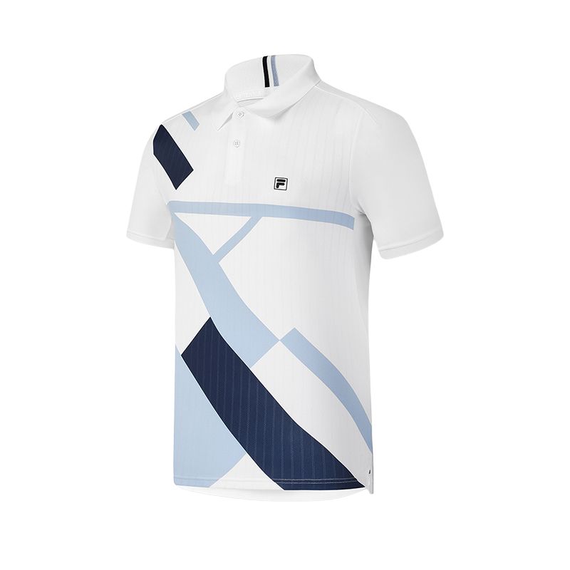 

Fila Теннисная серия Пуловер Удобная Модная Футболка-поло с коротким рукавом Мужские топы A11M513105F-ZA L