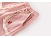 Girls' Strawberry Lace Wide-Leg Trousers - 2025 Autumn Korean Style Fashion for Children