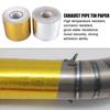 Reflective Self Adhesive Tape Gold/Sliver High Temperature Heat 50mm Universal X 10M Wrap Tape Insulation Bandage Roll B6A3