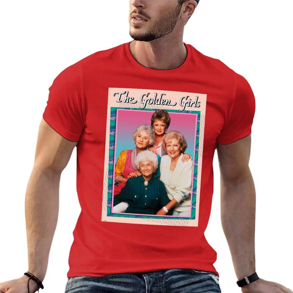 New The Golden Girls  Classic TV Show TShirt Tees Korean Fashion Short Tshirt T Shirts for Men Women Graphic