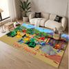 Custom Name Text Crystal Velvet Rug,Bob the Builder Soft Plush Decorative Non Slip Floor Carpet
