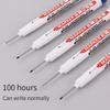 1/3Pcs White 20mm Deep Hole Long Nib Head Markers Pen Set for Metal Waterproof Bathroom Woodworking Decoration Multi-Purpose