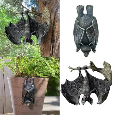 Hausgartendekoration Fledermausanhänger Nachtdämon Vampirfledermausstatue Halloweengeschenk Dekoration Wohnzimmerdekoration Heimdekor