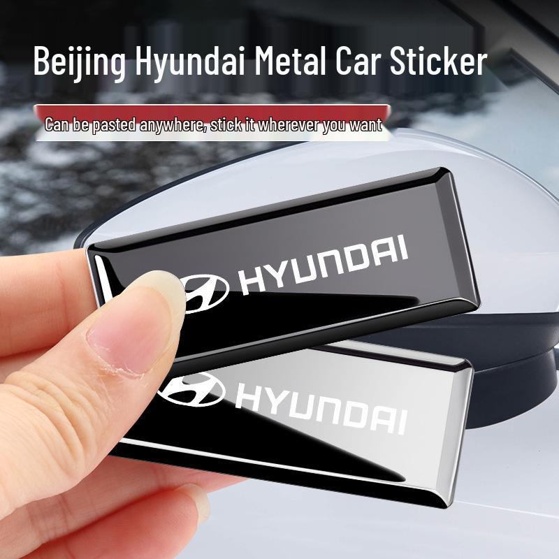 Hyundai ix35 Mingtu Shengda Elantra Fiesta Decorative Metal Emblem Sticker
