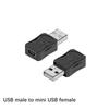 Adaptateur USB vers Micro USB Mini USB Convertisseur Bidirectionnel Supporte Charge Synchronisation de Données 480 Mbps Connecteur Adaptateur Bidirectionnel F19E