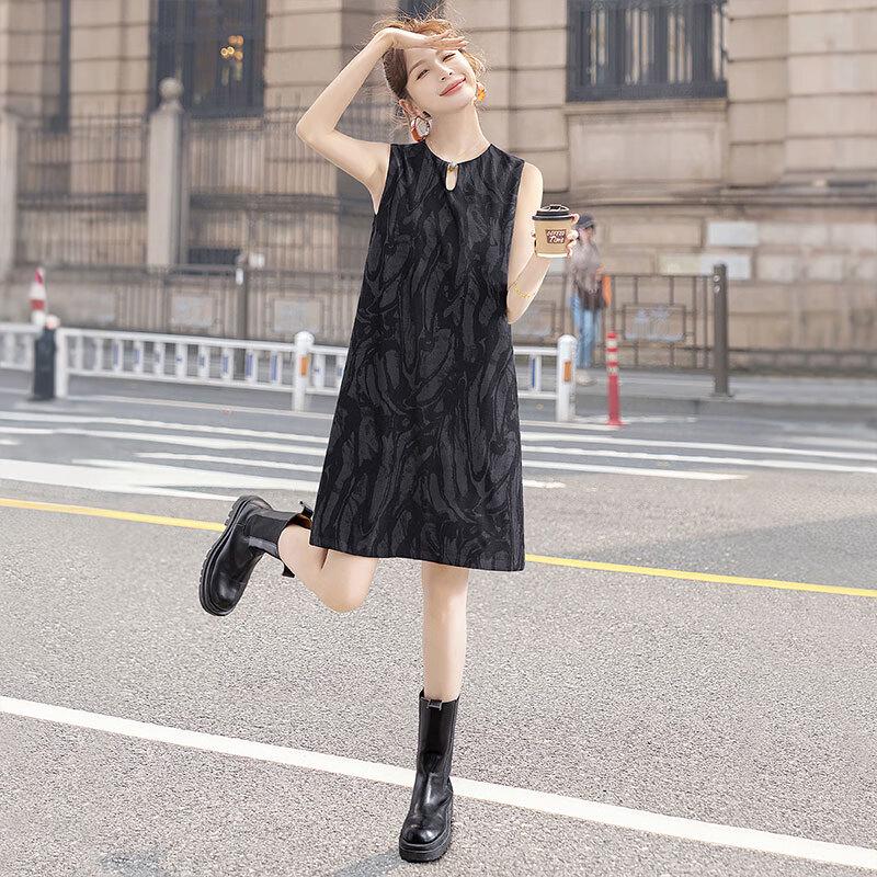

Women s Loose A-Line Vest Dress XL