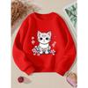 European Sizes New Kids' Round Neck Sweatshirt Casual Trendy Fashion Printed Top