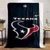 Houston Texans Logo Design Blanket Flannel blanket for bedroom, living room, sofa, and nap sofas.