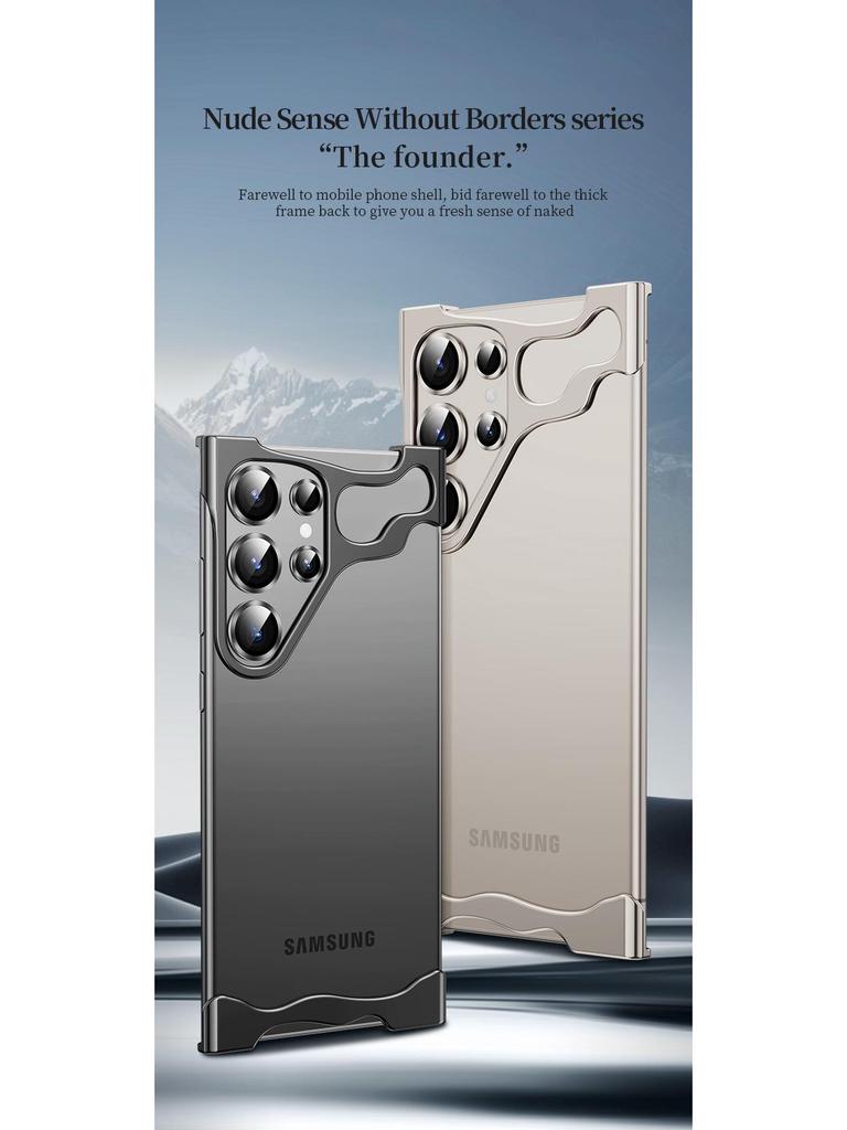 Universal Drop-Proof Samsung Ultra S25/S24/S23 Metal Corner Phone Case