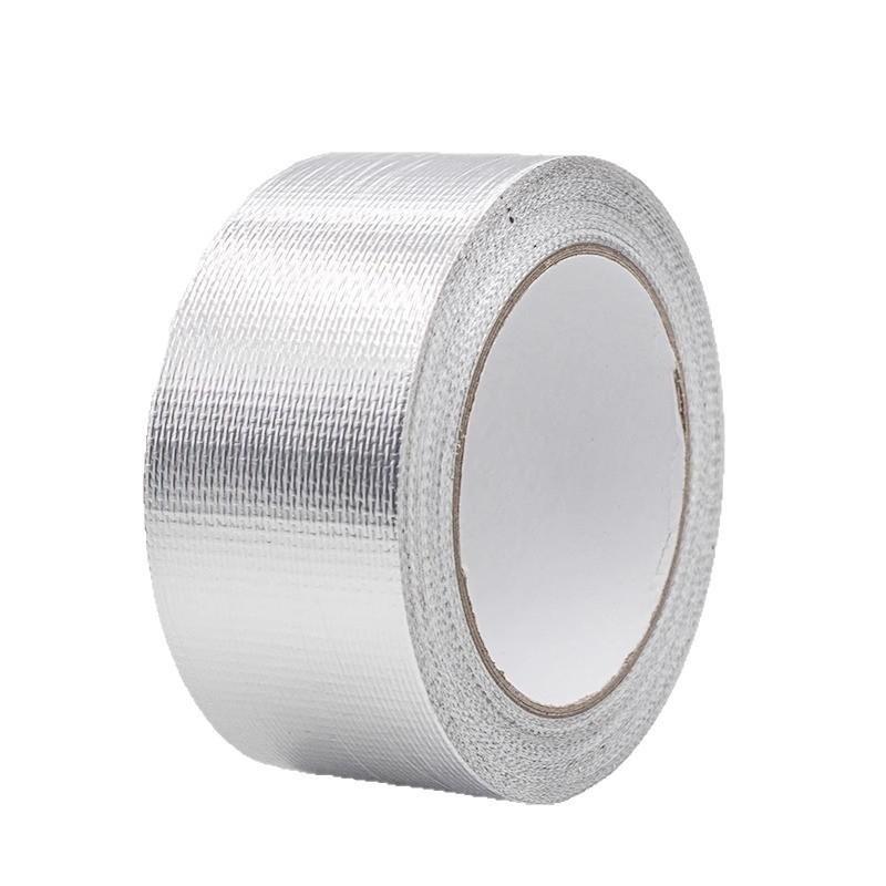 Exhaust Pipe Insulation Tape Exhaust Heat Tape Manifold Downpipe High Temperature Bandage Tape Silver Adhesive Tape