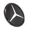 Per Mercedes Benz Classe A W176 2016-2018 A180 A200 A250 Argento e Nero Stile Effetto 3D Griglia Anteriore Emblema Stella Logo Badge