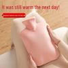 Explosion-Proof PVC Hot Water Bag with Cute Rabbit Plush Cover for Warm Compress