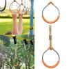 Pull Up Rings for Exercise Strength Training Hanging Straps Rings Indoor Fitness