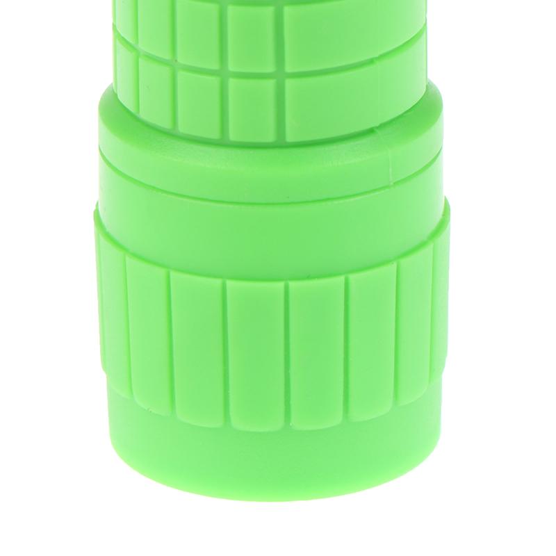 Mini Portable Abs Multifunctional Mini Strong Light Flashlight 9Leds Use Aaa Battery Flashlight Camping Emergency Flashlight