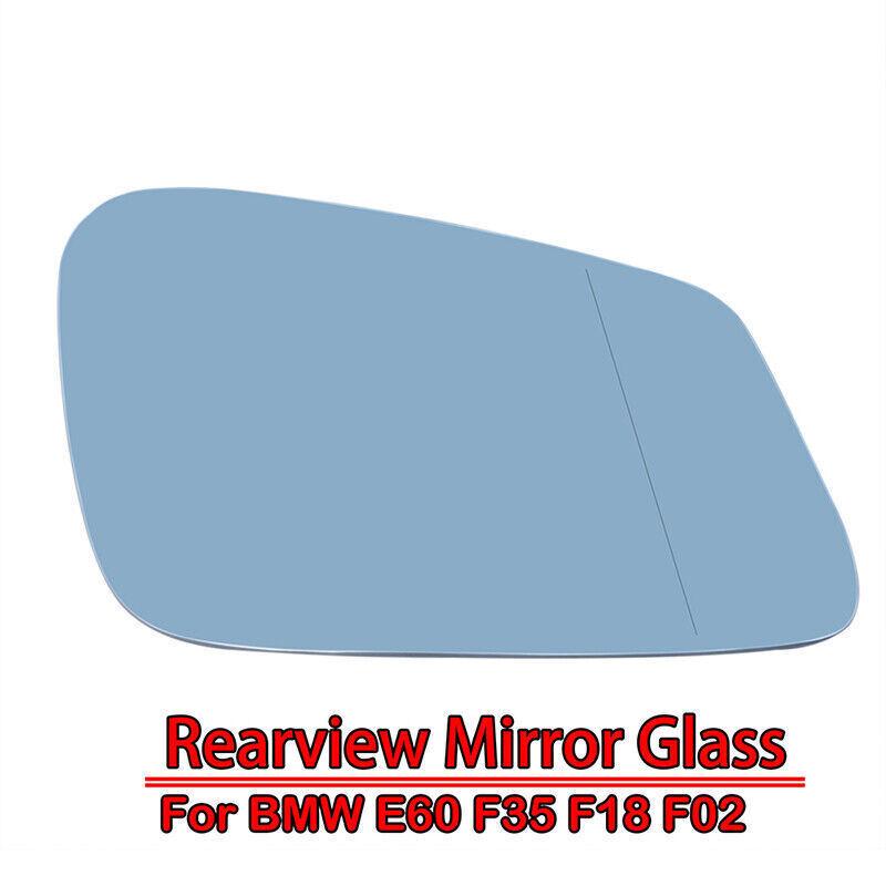 Right Passenger Side Wing Mirror Glass Wide Angle Heated For BMW E60 F10 F01 New