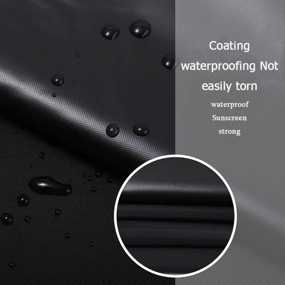 1pcs 420D Oxford Trailer Tarpaulin With Reflective Strips Waterproof Windproof Truck Canopy Anti-UV Cover 214x122x13cm Fittings