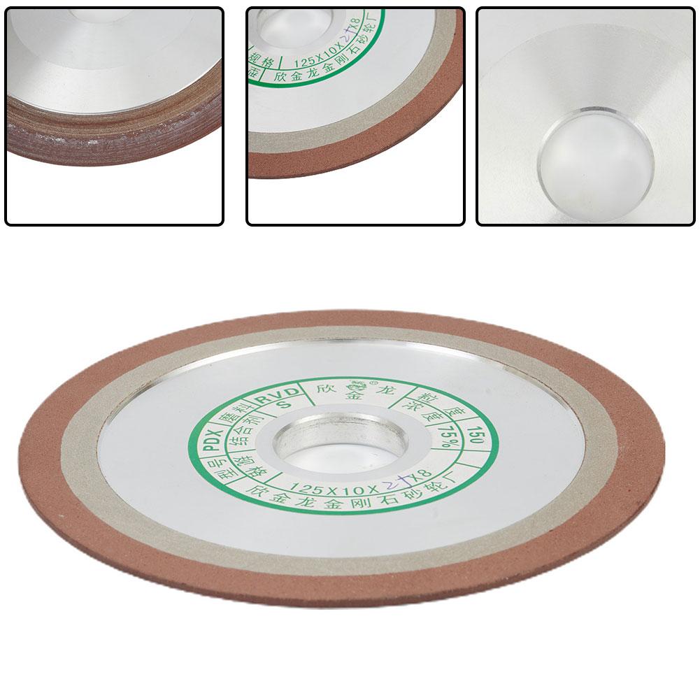 Sanding Wheel Made from Materials Designed to Sharpen Cemented Carbide Tools Efficiently at Various Thicknesses