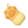Cat Paw Ice Cube Face Roller Physical Cooling Blood Circulation Reduce Facial Pores Reusable Ice Roller for Face Beauty Yellow