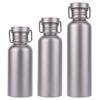 500/600/750ml Titanium Water Bottle with Lid Portable Sports Kettle Leak-Proof Lightweight Drinking Bottle for Outdoor Picnic