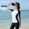 Quick-Dry UV-Protective Long Sleeve Rash Guard Men Women Swimming Diving Surfing Water Sports