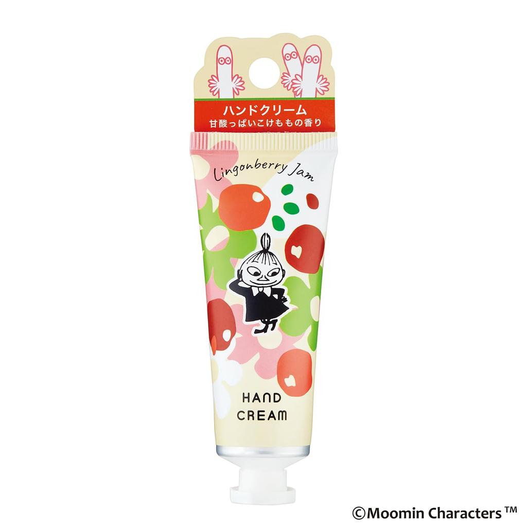 Moomin Cute Small Moisturizing Hand Moomin Valley Berry Jam Scent Cream, 25ml, (Moisturizing, Vaseline, Gift)