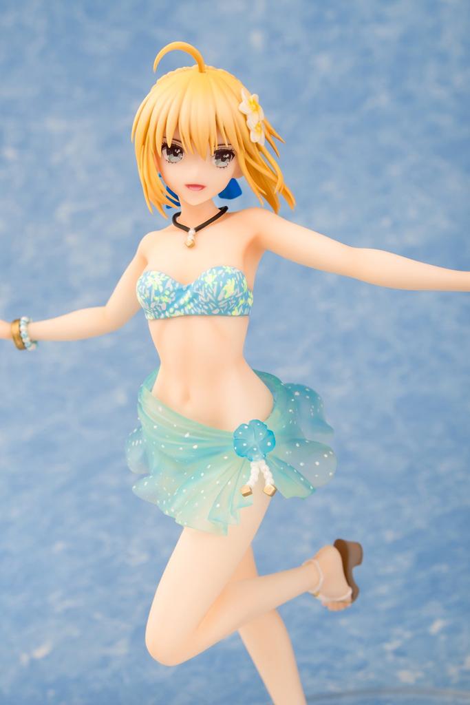 Funny Knights Artoria Pendragon Resort Vacation Scale Painted Finished Figure Fate/EXTELLA Ver. 1/8 ATBC-PVC