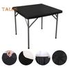 2 Pcs Stretchy Fitted Table Cover 34x34 Inch Square Tablecloth with Elastic Edge Solid Color Table Cloth for Kitchen Dining Picnic Patio Outdoor