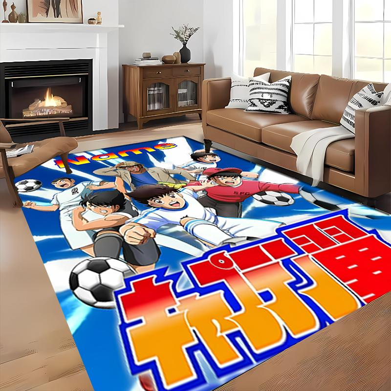 Custom Personalization Captain Tsubasa Dream Team Area Rug - Perfect For Kitchen, Bathroom,Laundry Room Decor Large Size Available,Gift All Seasons