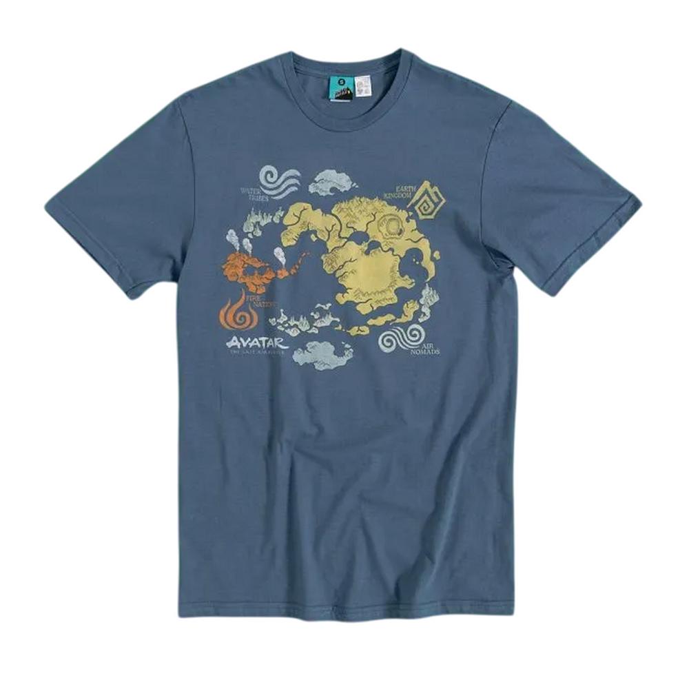Avatar: The Last Airbender Unisex Adult World Map T-Shirt