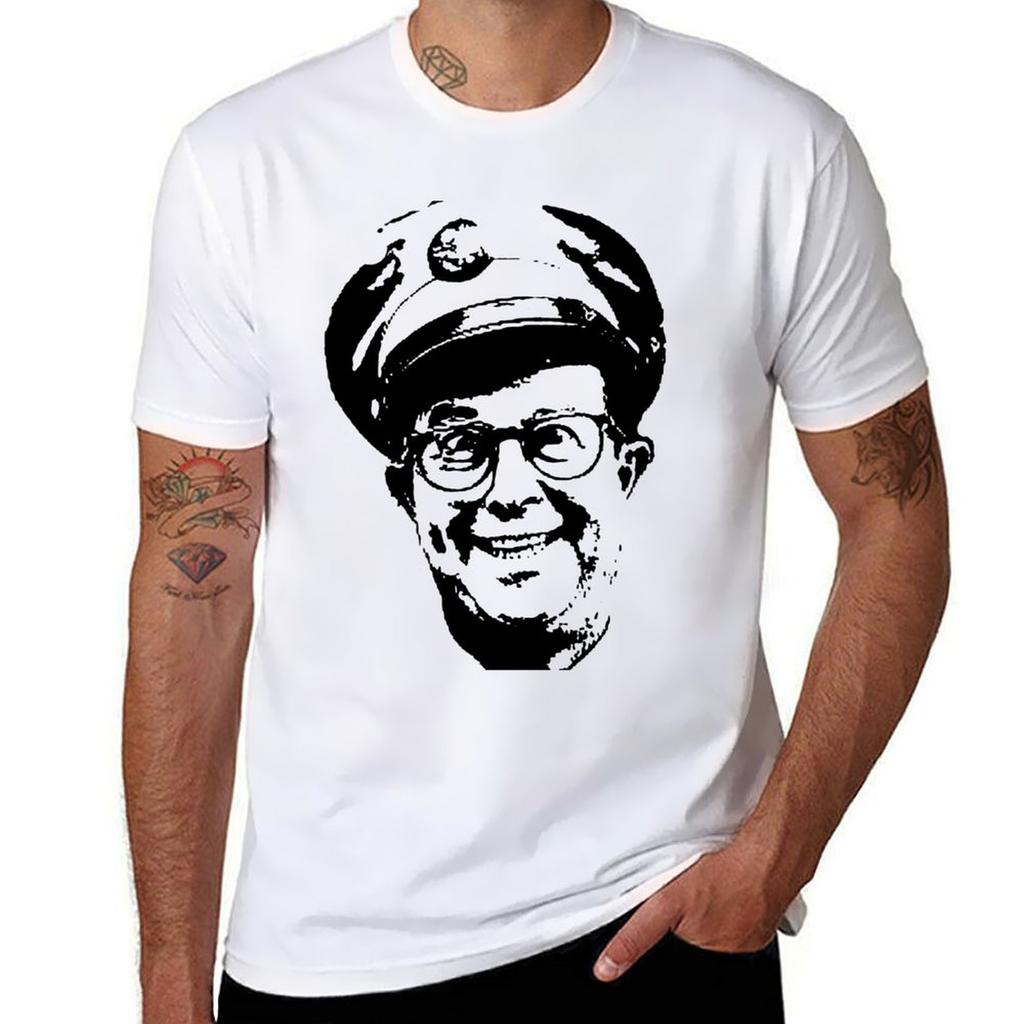Sergente. T-shirt Bilko T-shirt di Cotone T-shirt Divertenti di Alta Qualità Uomo T-shirt Divertenti T-shirt di Cotone