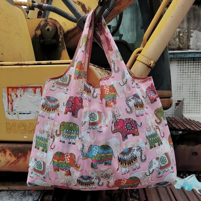 Eco-friendly Foldable Storage Tote - 210D Oxford Cloth, Waterproof & Large Capacity