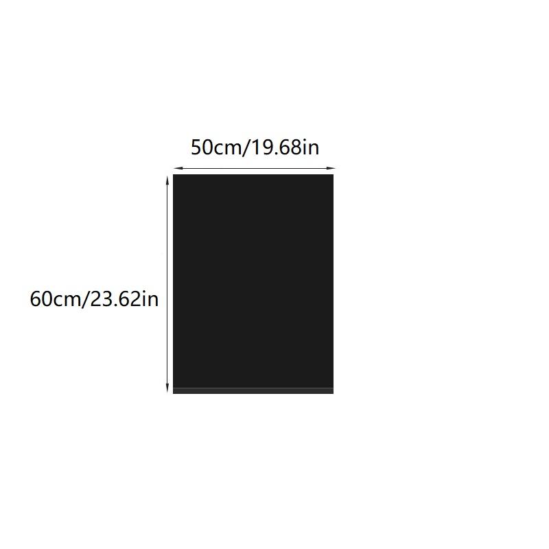 100Pcs 50X60Cm Black Outdoor Disposable Plastic Garbage Bag, Large Capacity And Thickness, Leak-Proof And Durable