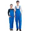 Korean-Style Gray Multi-Pocket Workwear Jumpsuit for Auto Repair and Labor Protection