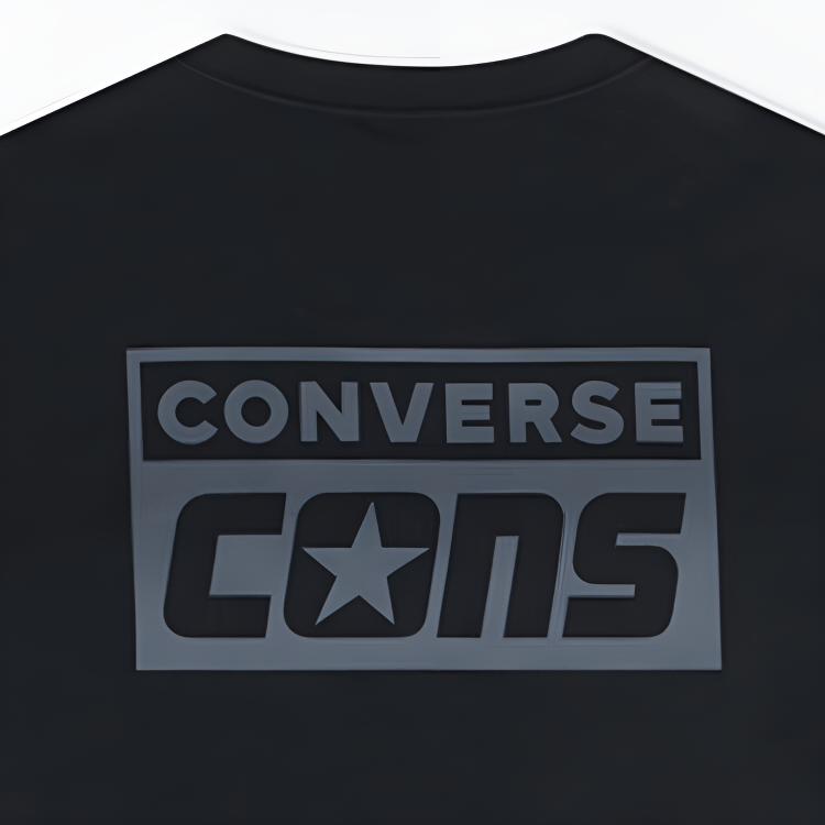 Converse T Shirts Men's Black Crew Neck Moderate MCJ649-023