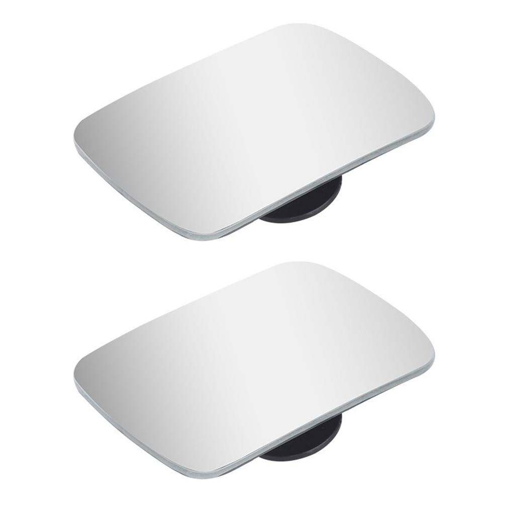 Set of 2 Car Auxiliary Mirror, Car Auxiliary Mirror, 360 Degree Angle Adjustable, Blind