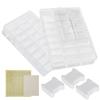 150Pcs Sewing Floss Bobbins Winding Plate Stitch Organizer Set Embroidery Supplies
