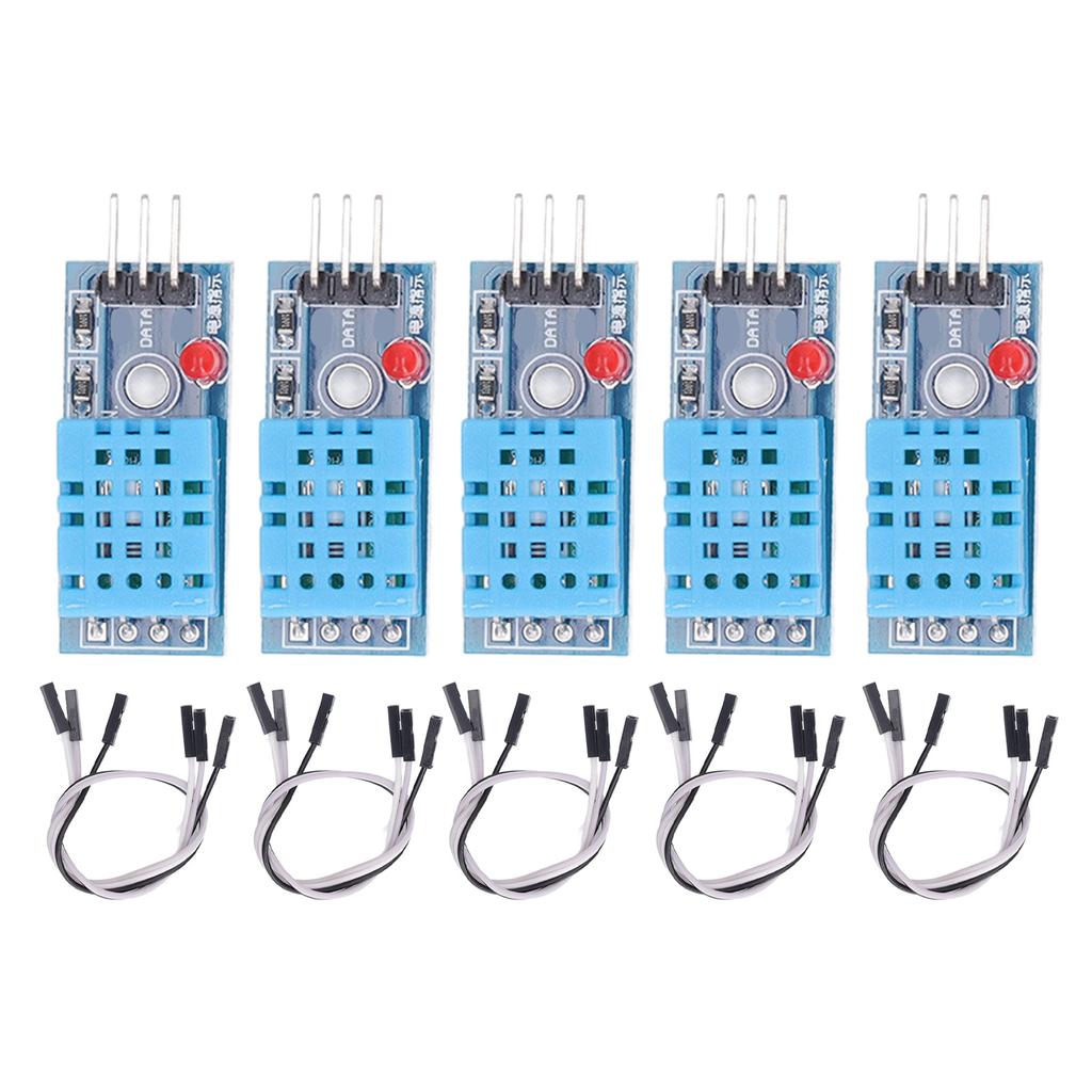 5PCS Temperature Humidity Sensor High Sensitivity Anti Interference Digital Sensor Module for