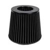 Universal Black And Red  3" Inch 76mm 3.5" inch 89mm Air Intake Cone Filter Replacement Quality Dry Air Filter