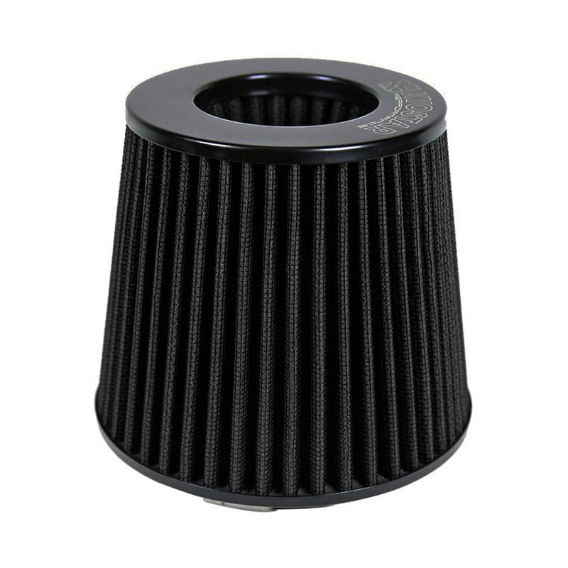 Universal Black And Red 3" Inch 76mm 3.5" inch 89mm Air Intake Cone Filter Replacement Quality Dry Air Filter