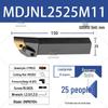 93° CNC Lathe Tool Holder for Outer Diameter Cutting - MDJNR/MDJNL Series
