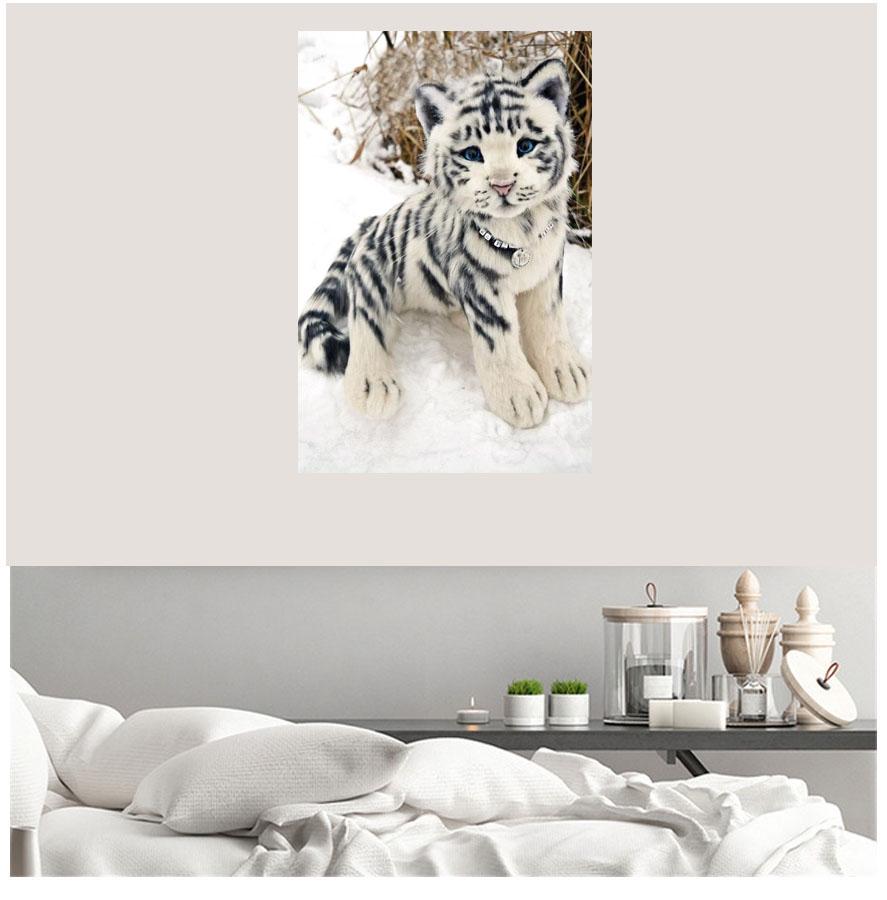 5D Diamond Square / Round Diamond Embroidery "cute Animal" DIY Mosaic Home Decoration