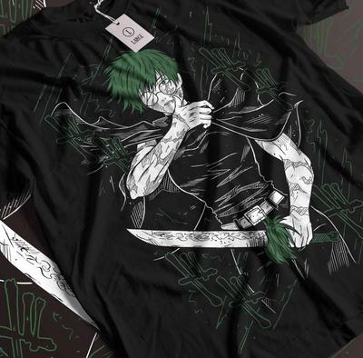 T-shirt Maki Zenin Jujutsu Kaisen Anime Horreur Unisexe Kawaii Cadeau T-shirt Toutes Tailles